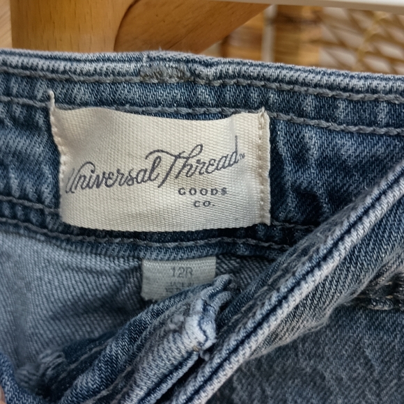 Universal Thread Women's Wide Legged Blue Jeans_12R - Picture 3 of 6